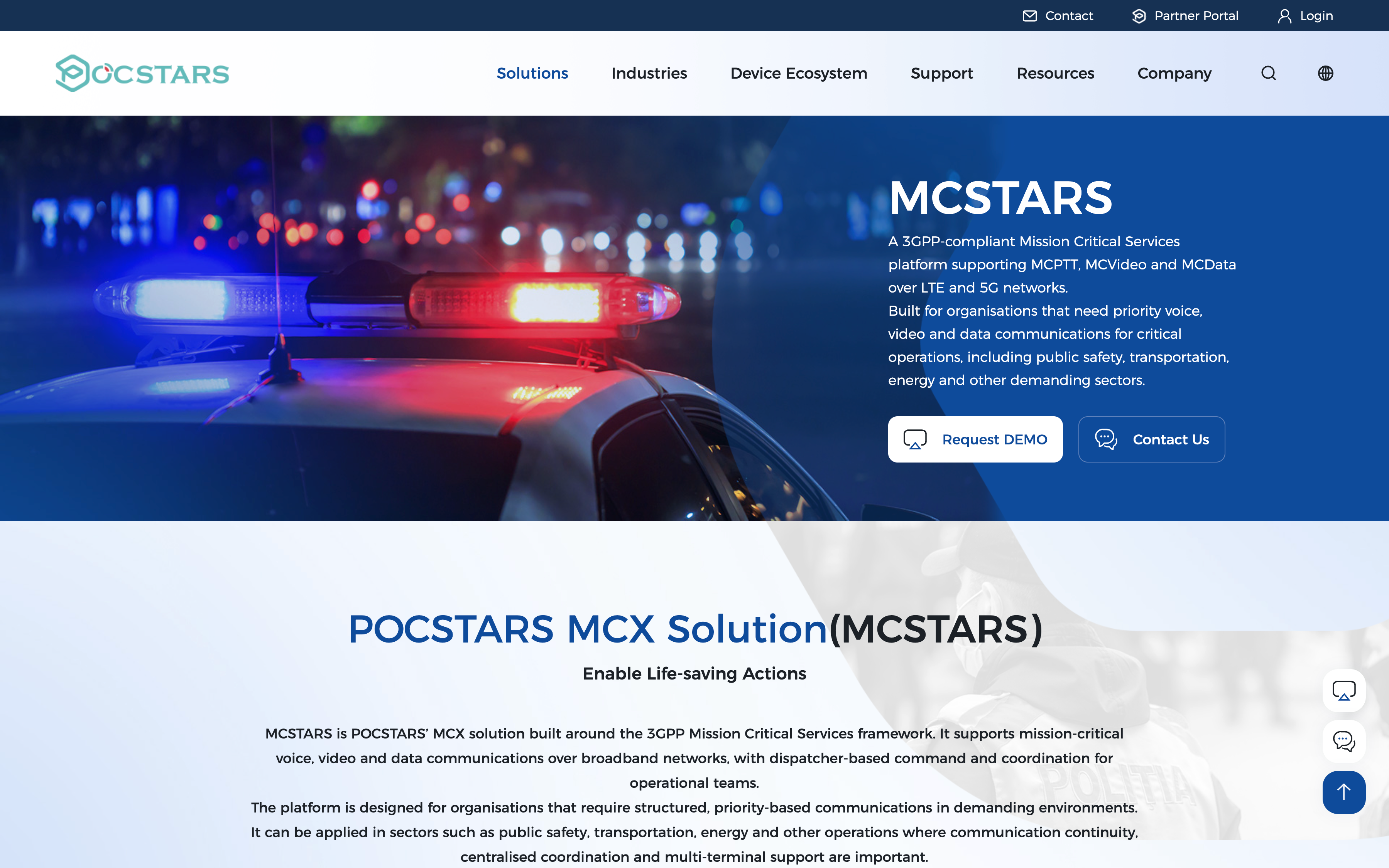 Core product page